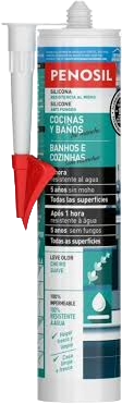 SILICONE PENOSIL NEUTRO BANHOS E COZINHAS TRANSPARENTE