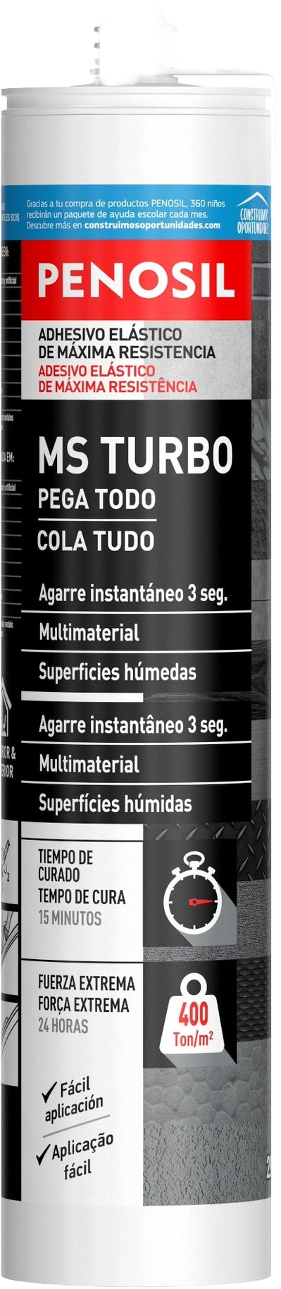 COLA VEDA PENOSIL MS TURBO CINZA