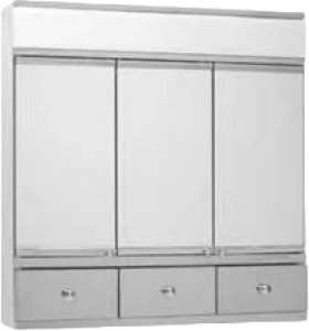 ARMARIO BRANCO 233 3P-LISO-C/G.