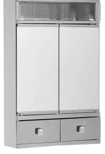 ARMARIO INOX 222 2P-LISO-C/G.